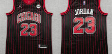 Small2_men_s_chicago_bulls__23_michael_jordan_black_red_pinstripe_statement_edition_jersey